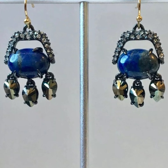 Alexis Bittar Chandelier Drop Earring Lapis Lazuli - Picture 4 of 9